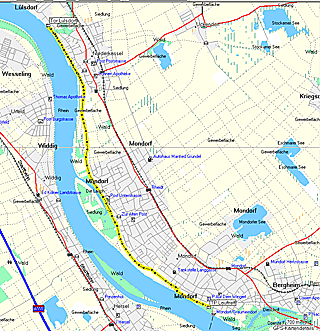 Lauf- und Walking- und Ausdauertrainingsstrecke im Winter