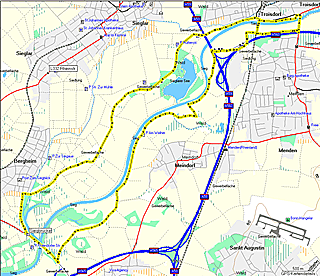 Ausdauertrainingsstrecke Sommer (15 Km)